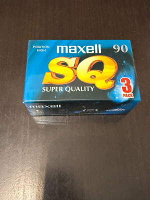 Κασέτες Maxell καινούργιες, πακέτο 3 τεμάχια
