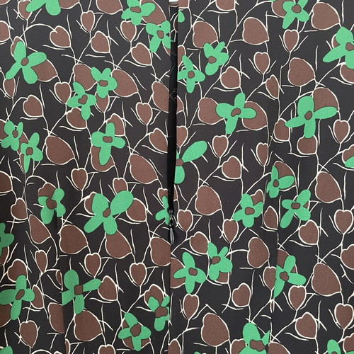 Mango floral print dress like new, green, size XS