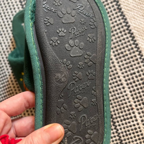 Panathinaikos anatomical home slippers for child size 29-30 like new