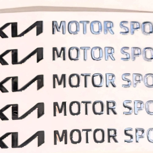 KIA XCEED Stickers Green and Metallic Silver new