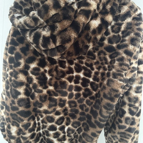 Fur jacket H&M new, size small oversized