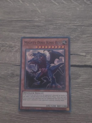 Mighty Dino King Rex Yu-Gi-Oh! card