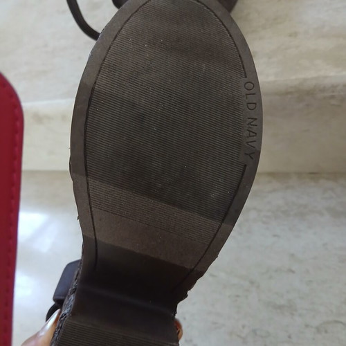 Brown platform sandals like new, size 37