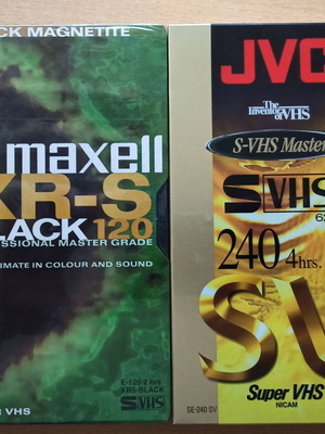 Κασέτες VHS καινούργιες σφραγισμένες 120 και 240