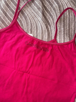 Μπλούζα Calvin Klein ροζ, στενή γραμμή, μέγεθος M, σαν καινούργια