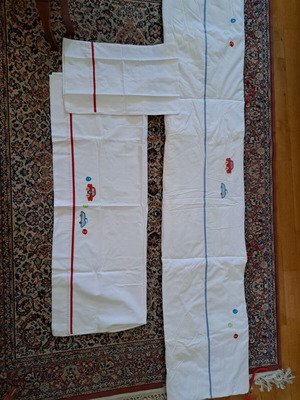 Baby Crib Set Anemos with Cars Like New
