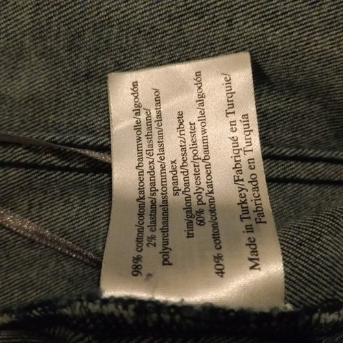 Laura Ashley jean jacket new, size UK 8, blue with floral pattern