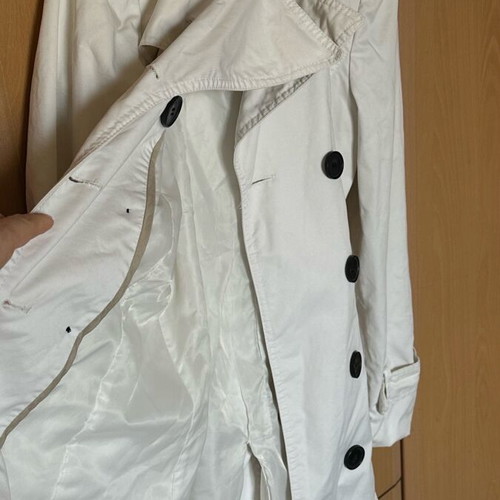 Zara coat S like new, black and white, cotton