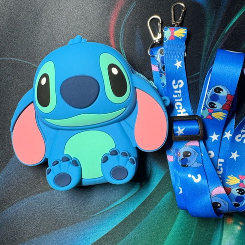 Stitch silicone bag like new with strap and zipper