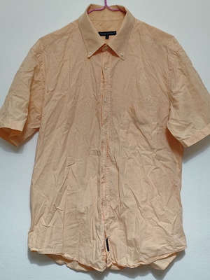 Oxford Company men's shirt XL orange cotton like new