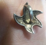 Vintage charm silver 925 with enamel and marcasites new