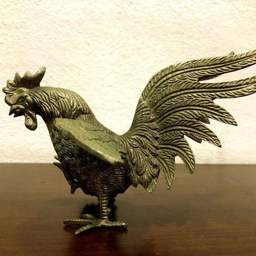Art Deco collectible figures 1920-1940 used, rooster and eagle pair