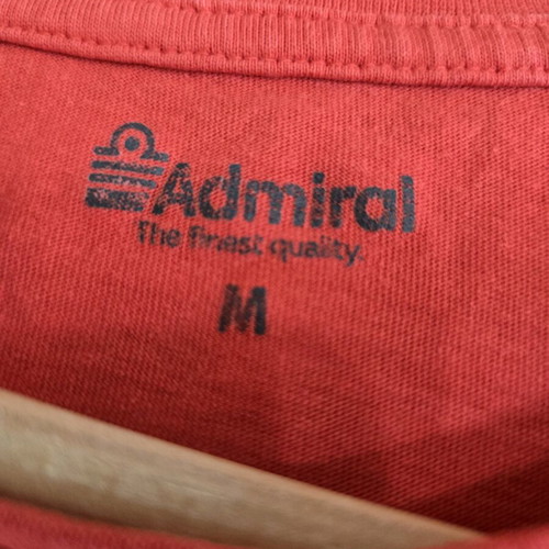 Admiral T-shirt used, red, size medium