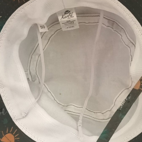Karfil Hats Bucket Hat with Zoo Safari Design Size 50 like new