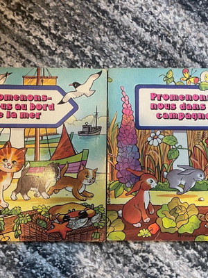 Promenons-nous children books used, French language