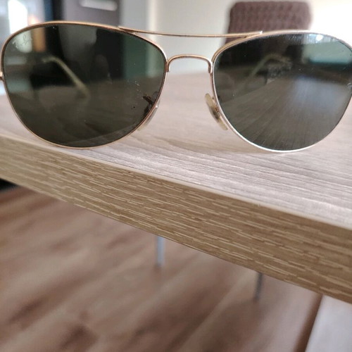 Ray-Ban sunglasses like new, original, green and gold