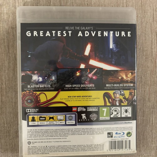 Lego Star Wars The Force Awakens PlayStation 3 game used, English