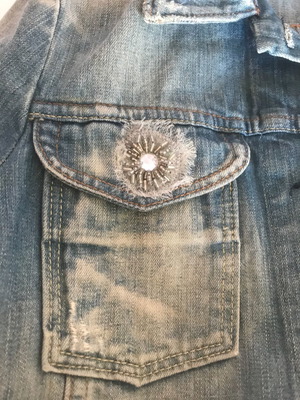 Replay jean jacket new, size M