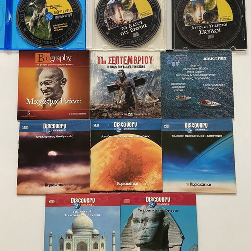 DVD with Various Documentaries Like New