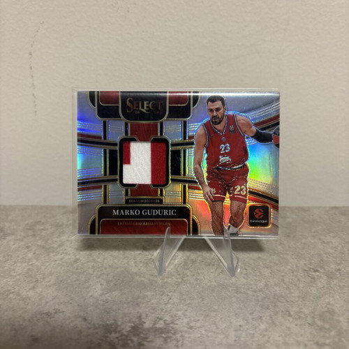 Marko Guduric 2025-26 Panini Select EuroLeague 2-Color Jersey Patch /125