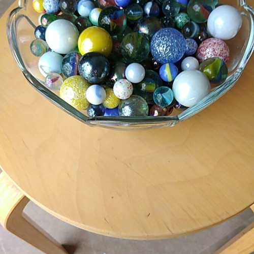 Marbles decorative, like new, various sizes and colors