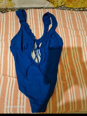 One-piece swimsuit Comfort new, blue, size XL