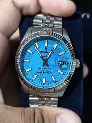 Tecnotempo Excellence Limited Edition Watch with Turquoise Dial New