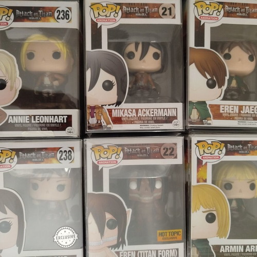 Attack on Titan Funko Pop anime figures new, set of 12