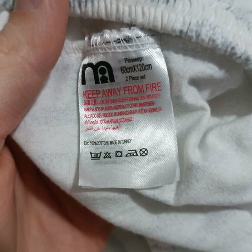 Baby sheets like new, size 60×120 with elastic