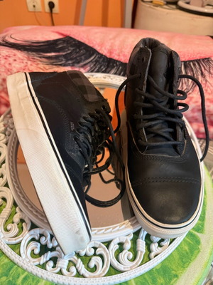 Vans Μαύρα Μποτάκια Νο40 Μεταχειρισμένα, Casual Streetwear