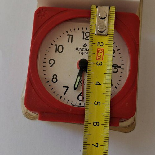 Junghans Germany Retro Quartz table clock like new, analog
