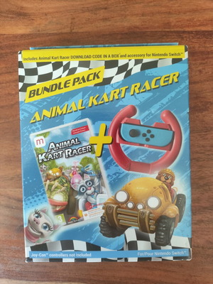 Nintendo Switch Animal Kart Racer bundle like new, sealed