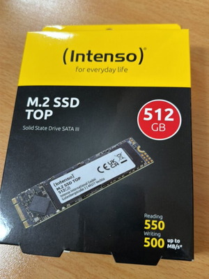 Intenso Top SSD 512GB τύπου M.2 SATA III καινούργιο
