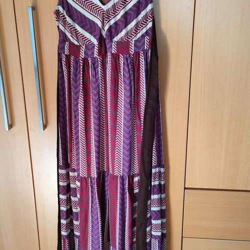 Attrattivo long cotton dress medium like new, multicolor