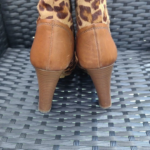Ugg Vintage boots used, leopard print, size 37.5