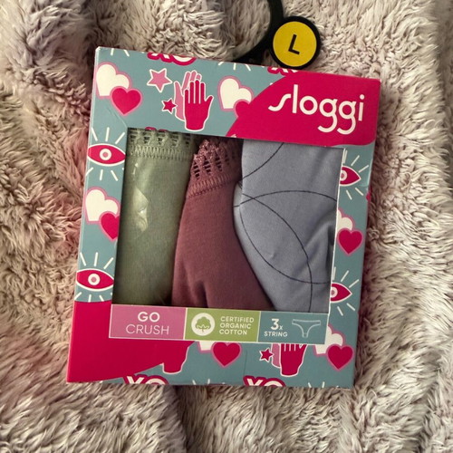 Sloggi underwear 3 strings brand new