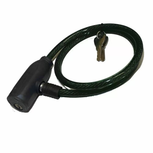 Black bicycle lock 60cm new with 2 keys