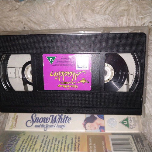 Aladdin video cassette used