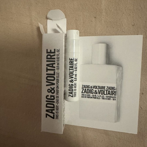 Montblanc, MCM, Lacoste, Zadig & Voltaire perfume samples, set of 4