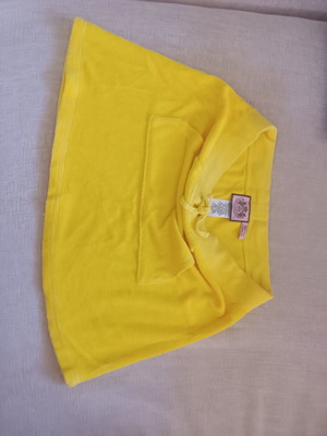 Juicy Couture terry skirt size 12 years like new, yellow