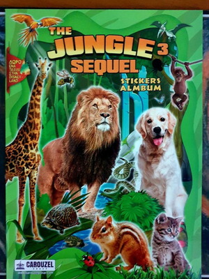 Carouzel The Jungle Sequel 3 sticker album καινούργιο