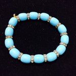 Elastic bracelet used, blue