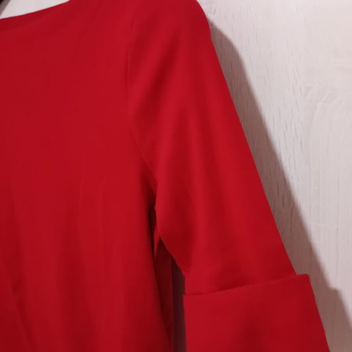 Lauren Ralph Lauren women's red 3/4 sleeve blouse, small