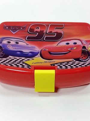 Lunch Box Disney Cars red like new