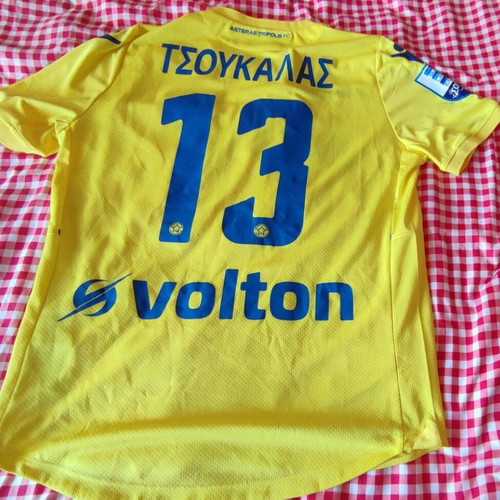 Asteras Tripolis Football Shirt Macron №13 Tsoukalas Size L like new