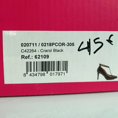 Maria Mare black heels size 37 with ankle strap like new