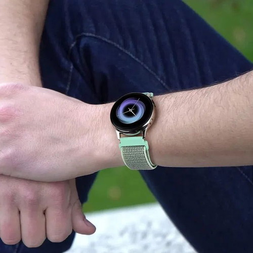 Textile Watch Straps with Velcro for Samsung Huawei Amazfit Garmin new