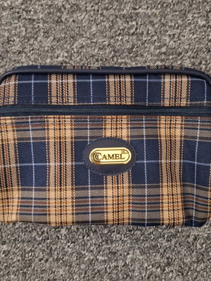 Camel toiletry bag new multicolor