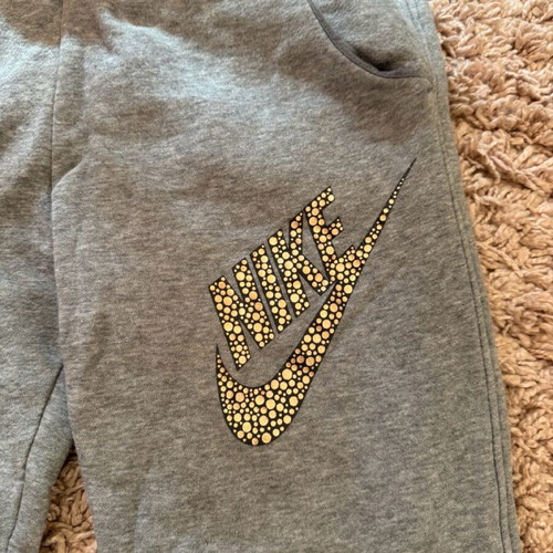 Nike sweatpants gray like new, warm, size XS