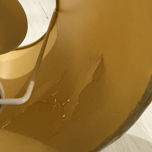 Wall lights used with lampshades, lampshades have wear